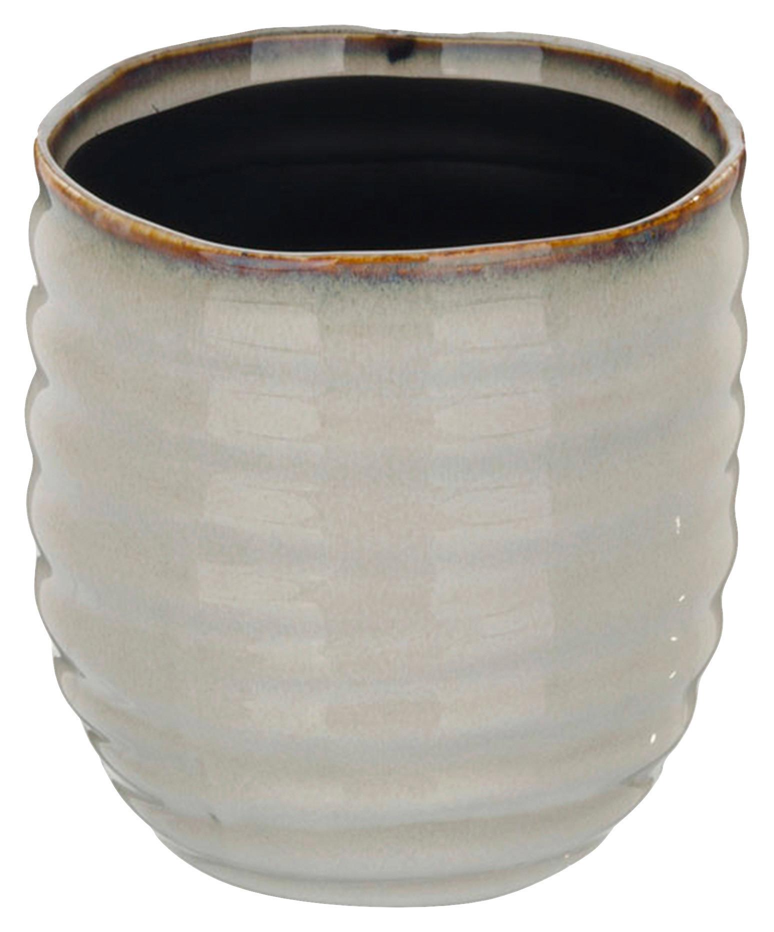 Obal na květináč MOOD - béžová, keramika (12,5/13cm) - Mömax