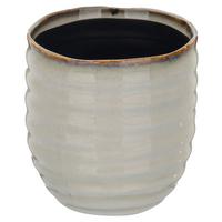 Obal na květináč MOOD - béžová, keramika (12,5/13cm) - Mömax
