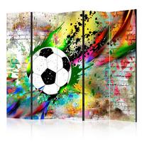 Paravent Multicolor B: 225 cm - Multicolor, Basics, Holz/Textil (225/172/3cm) - artgeist