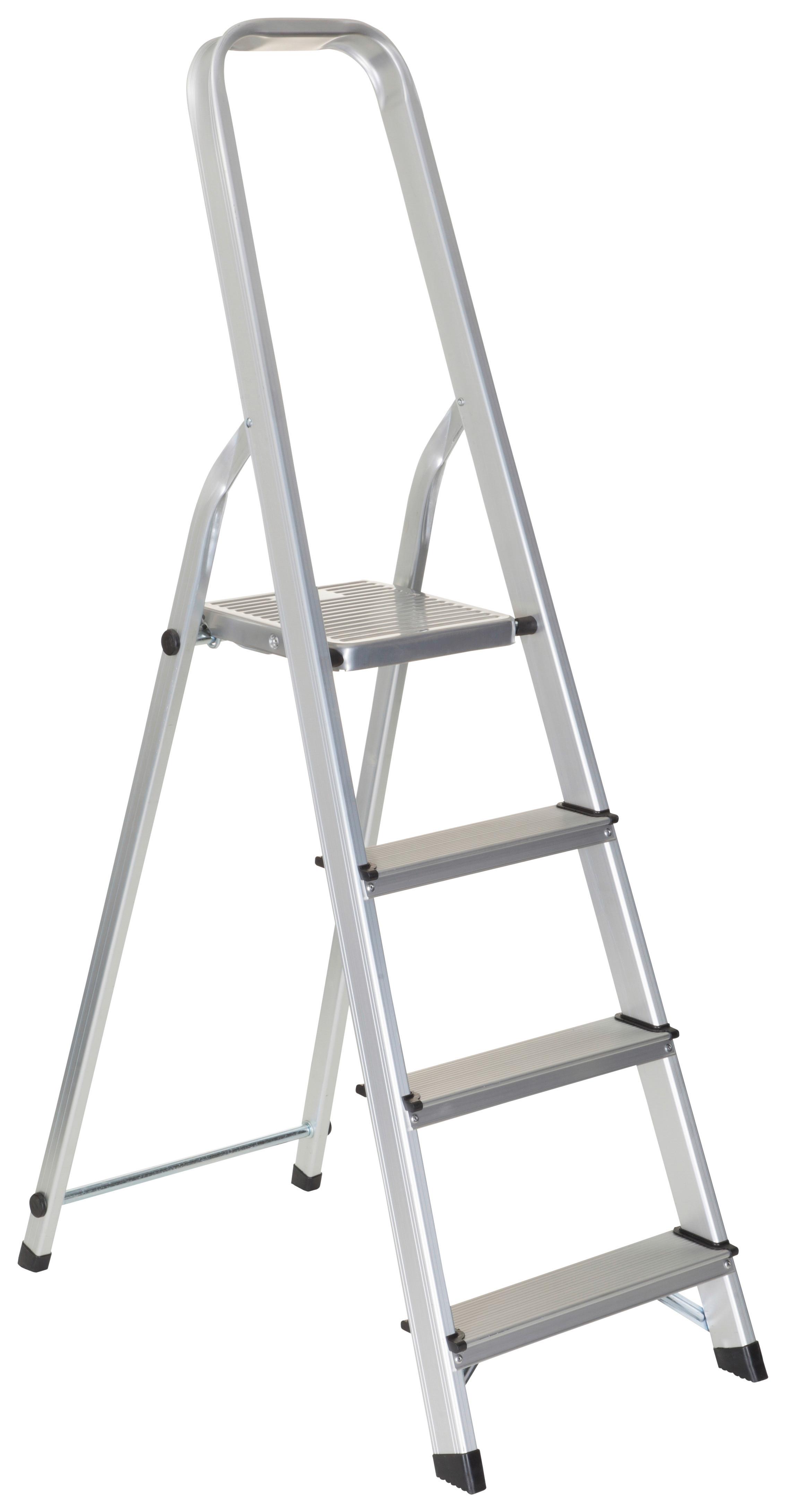 Leiter Solid II - Alufarben, Basics, Metall (42/146,5/12cm) - MID.YOU