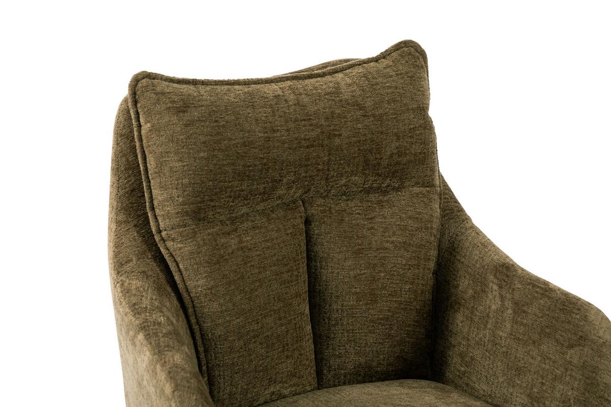 Drehstuhl Siena Grün B: 58 cm - Schwarz/Grün, MODERN, Kunststoff/Textil (58/85-93/58cm) - MID.YOU