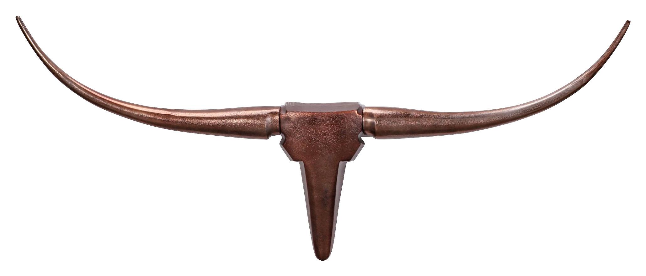 Nástenná dekorácia WOHNLING - bronzová, Modern, kov (100/40/6cm) - MID.YOU