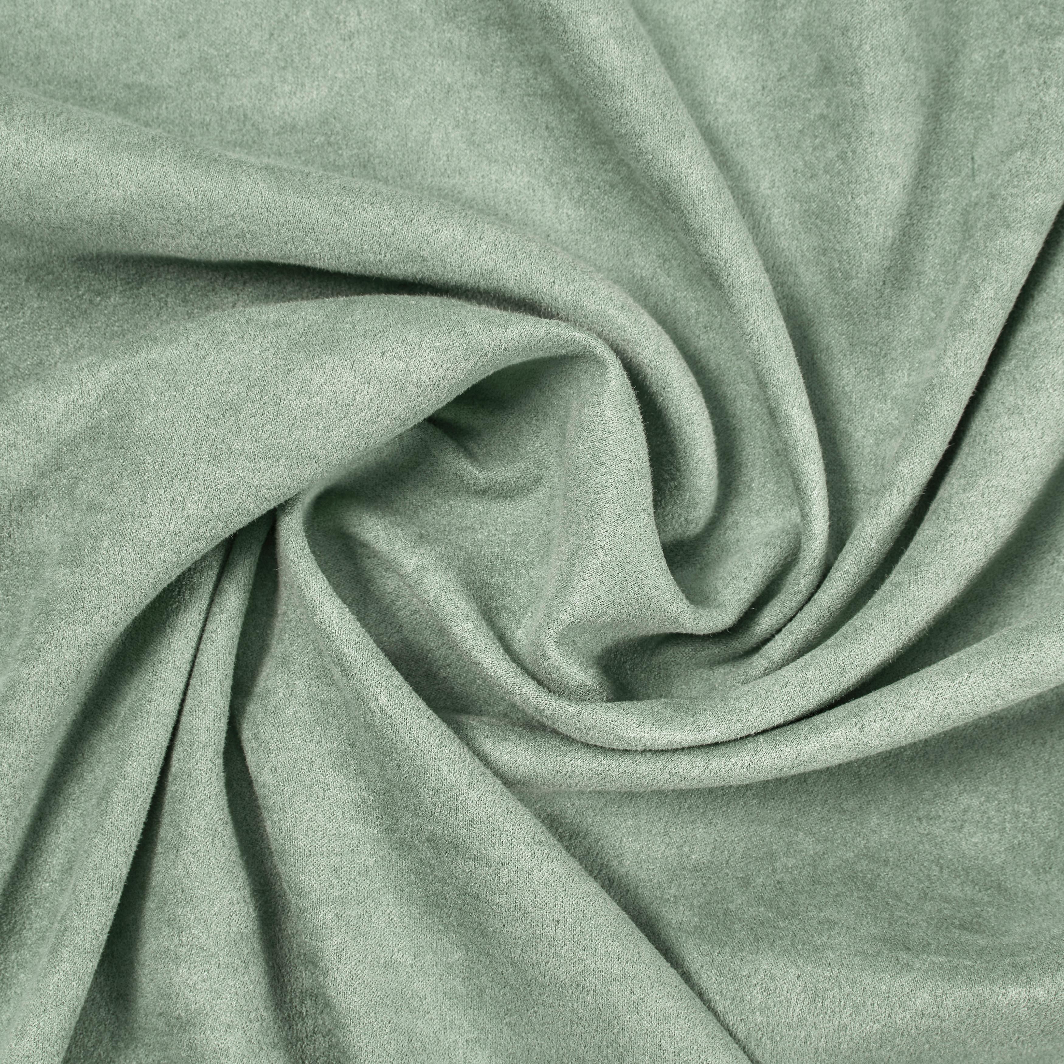 ZÁVES S OČKAMI Velours, 140/245cm, zelená - zelená, Konventionell, textil (140/245cm) - Modern Living