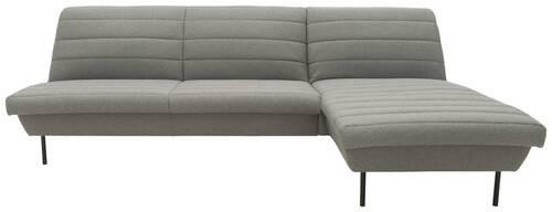 Ecksofa Looks Ix Graubraun - Graubraun/Schwarz, Design, Textil (274/168cm) - LOOKS by W.Joop