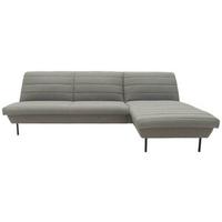 Ecksofa Looks Ix Graubraun - Graubraun/Schwarz, Design, Textil (274/168cm) - LOOKS by W.Joop