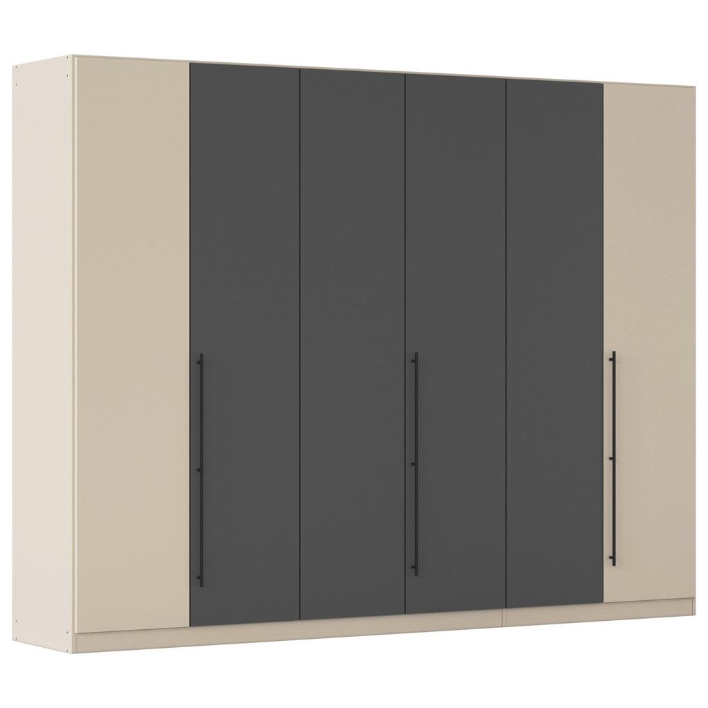 Kleiderschrank Safari Grau/Champagner B: 271cm