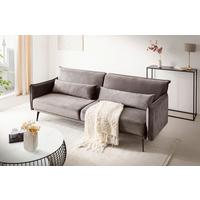 3-Sitzer-Sofa Grau B: 207 cm - Schwarz/Grau, MODERN, Textil (207/88/86cm) - Livetastic