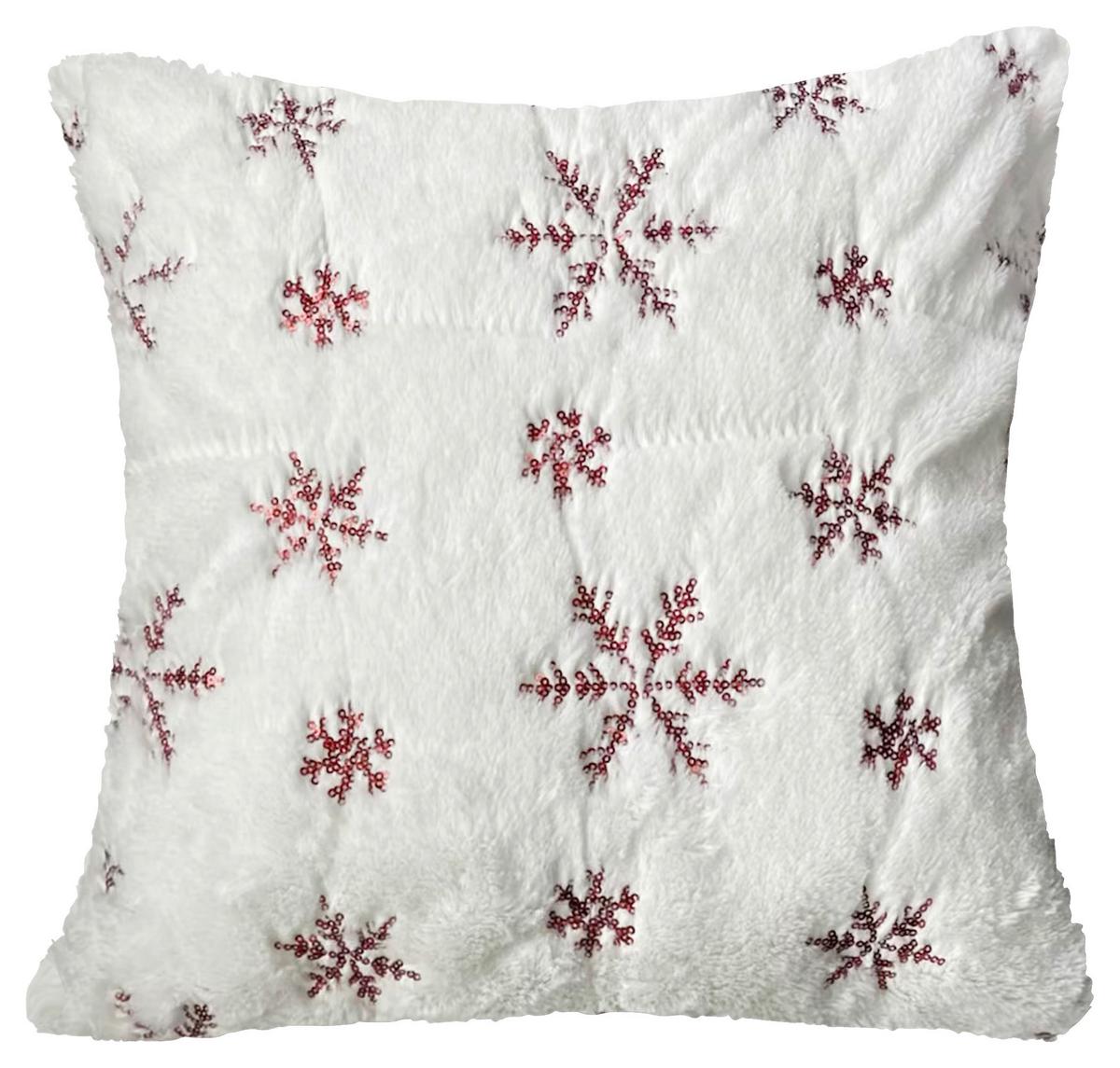 Zierkissen Shiny - Rot, MODERN, Textil (45/45cm) - Luca Bessoni