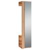 Garderobenschrank Ben B: 40cm Eiche Artisan - Eiche Artisan, MODERN, Glas/Holzwerkstoff (40/184/35cm) - MID.YOU