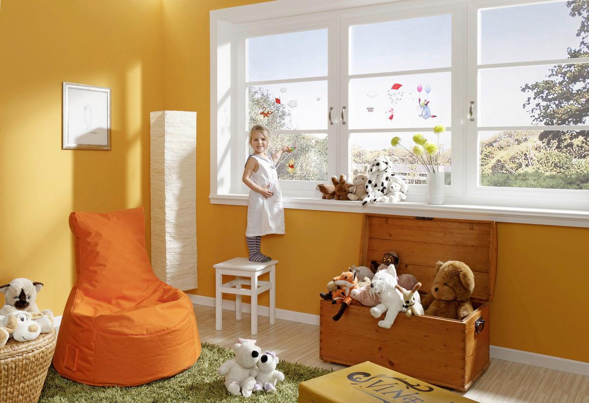 FENSTERBILD Winnie The Pooh - Multicolor, LIFESTYLE, Kunststoff (31/31cm)