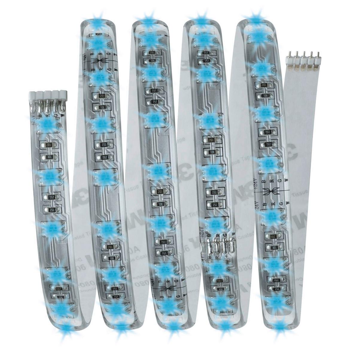 Led-streifen Max Farbwechsler L: 1,50 M - Silberfarben, Design, Kunststoff (150/1,25/0,3cm) - Paulmann