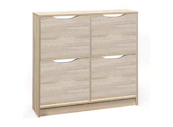 Schuhschrank Westphalen B:100cm Eiche Dekor - Sonoma Eiche, Basics, Holzwerkstoff (100/90/25cm) Schuhschrank Westphalen B:100cm Eiche Dekor - Sonoma Eiche, Basics, Holzwerkstoff (100/90/25cm)