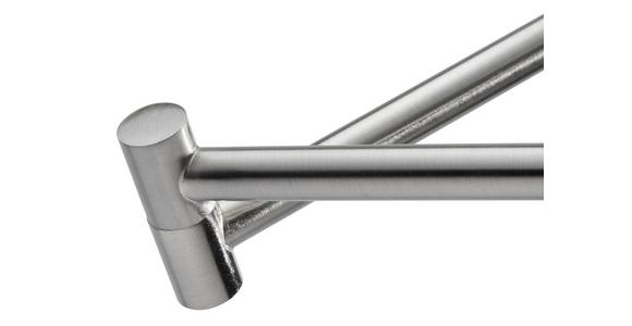 Strahler Elke 6-flammig Verstellbar L: 216 Cm - Chromfarben/Weiß, KONVENTIONELL, Glas/Metall (216cm) - James Wood
