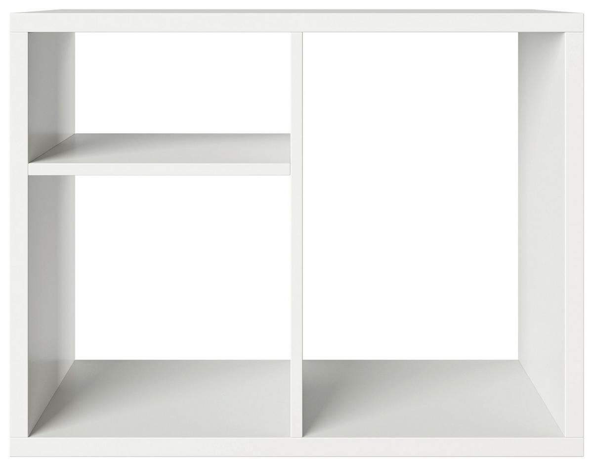 Regal Fortuna - Weiß, Basics, Holzwerkstoff (75/58/34cm) - MID.YOU