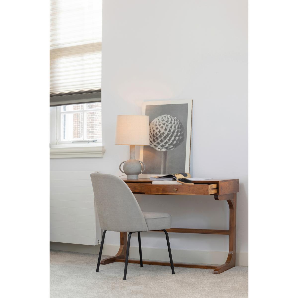Stuhl-Set Vogue Schwarz/Sandfarben B: 50cm - Sandfarben/Schwarz, MODERN, Textil/Metall (50/83/57cm) - Livetastic
