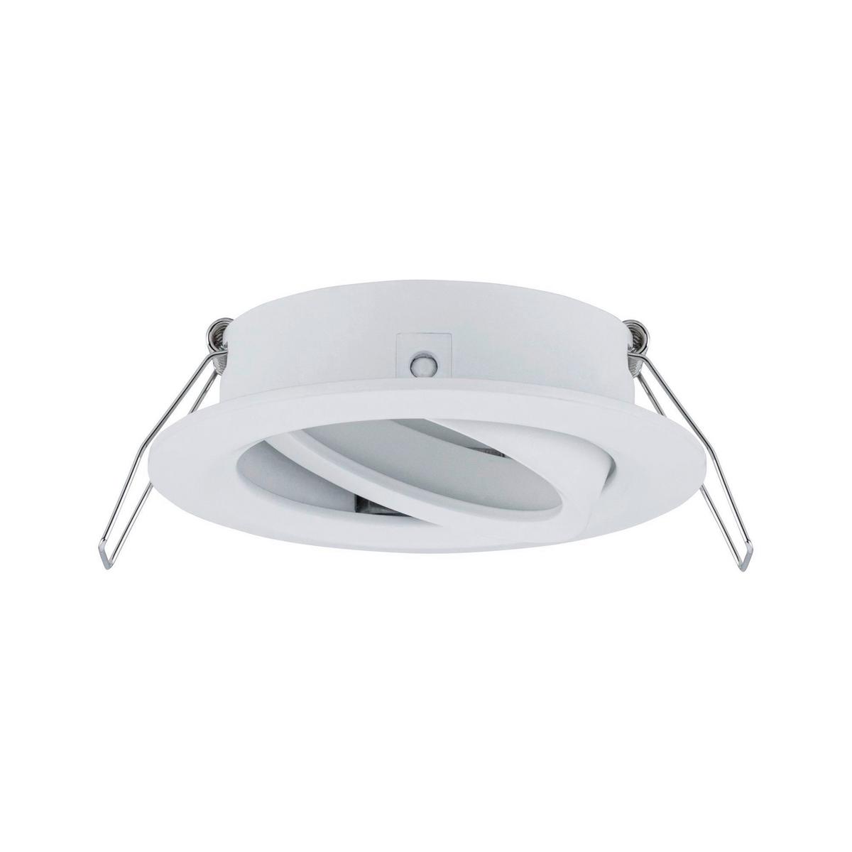 Deckenleuchte 3er-set Ø 8,4 Cm 3-Flammig - Alufarben/Weiß, Basics, Metall (8,4cm) - Paulmann