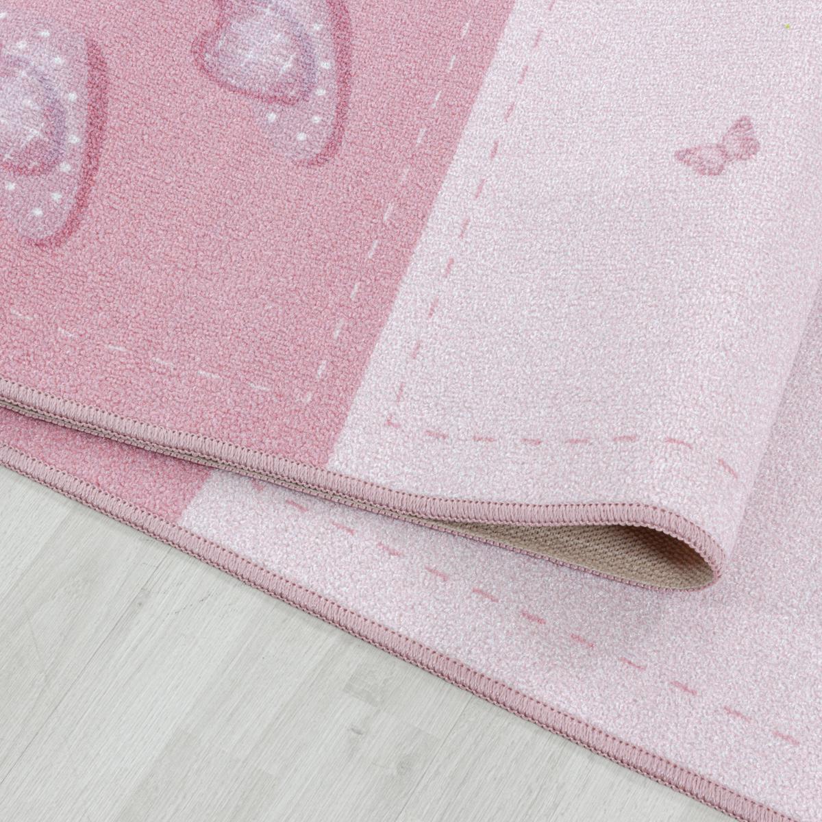 Kinderteppich Prinzessin Pink Play 80x120 cm - Pink, Basics, Textil (80/120cm)