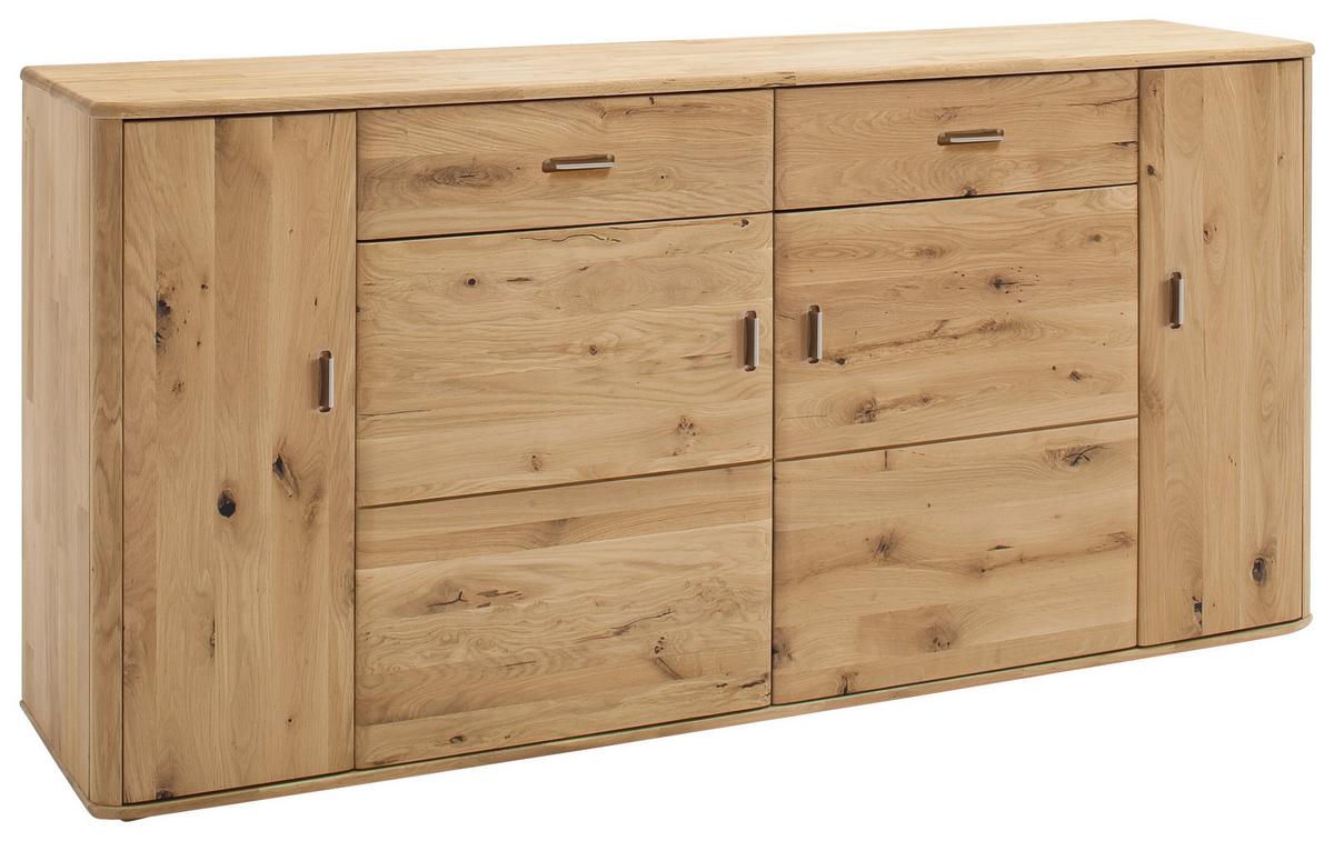 Sideboard Massiv 186 cm Ravello Eichefarben - Eichefarben, Design, Holz (186/90/44cm) - Livetastic