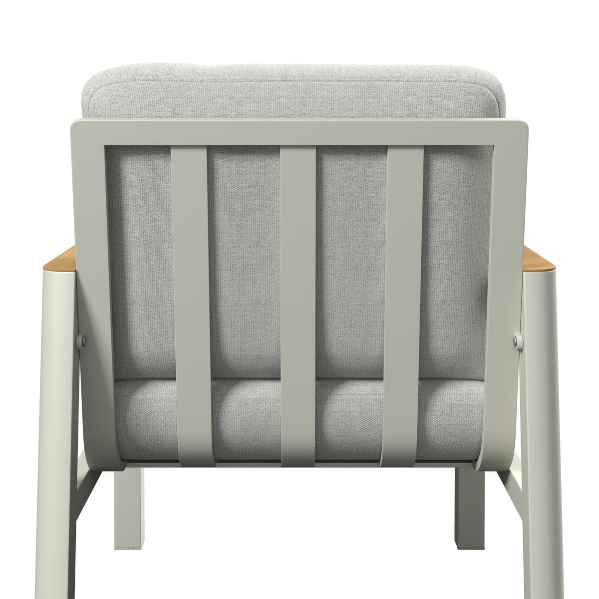 ZAHRADNÍ SADA GARDA - světle šedá/přírodní barvy, Moderní, kov/textil