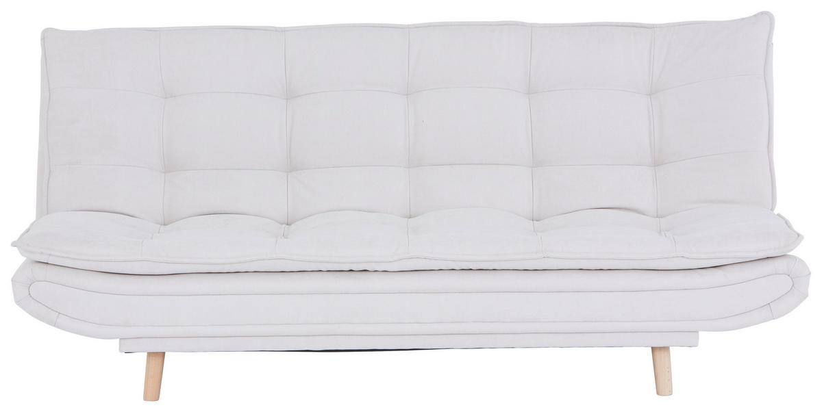 Kanaépágy Leon - bézs, Modern, textil (194/100/90cm)