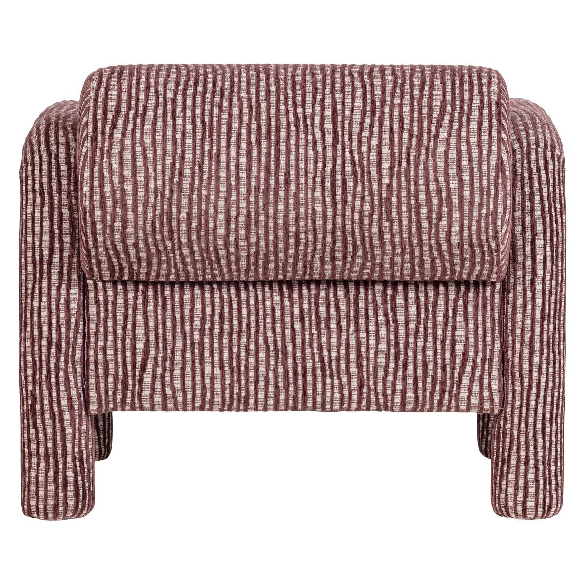 SESSEL Lenny Bordeaux B: 76cm - Bordeaux, MODERN, Textil (76/65/82cm) - Livetastic