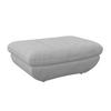 Hocker Park - Hellgrau/Schwarz, MODERN, Textil (107/75cm) - Luca Bessoni