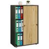 Aktenschrank Lona Anthrazit/eiche Dekor B: 70cm - Honigeiche/Anthrazit, Design, Holzwerkstoff (70/110/39cm) - MID.YOU