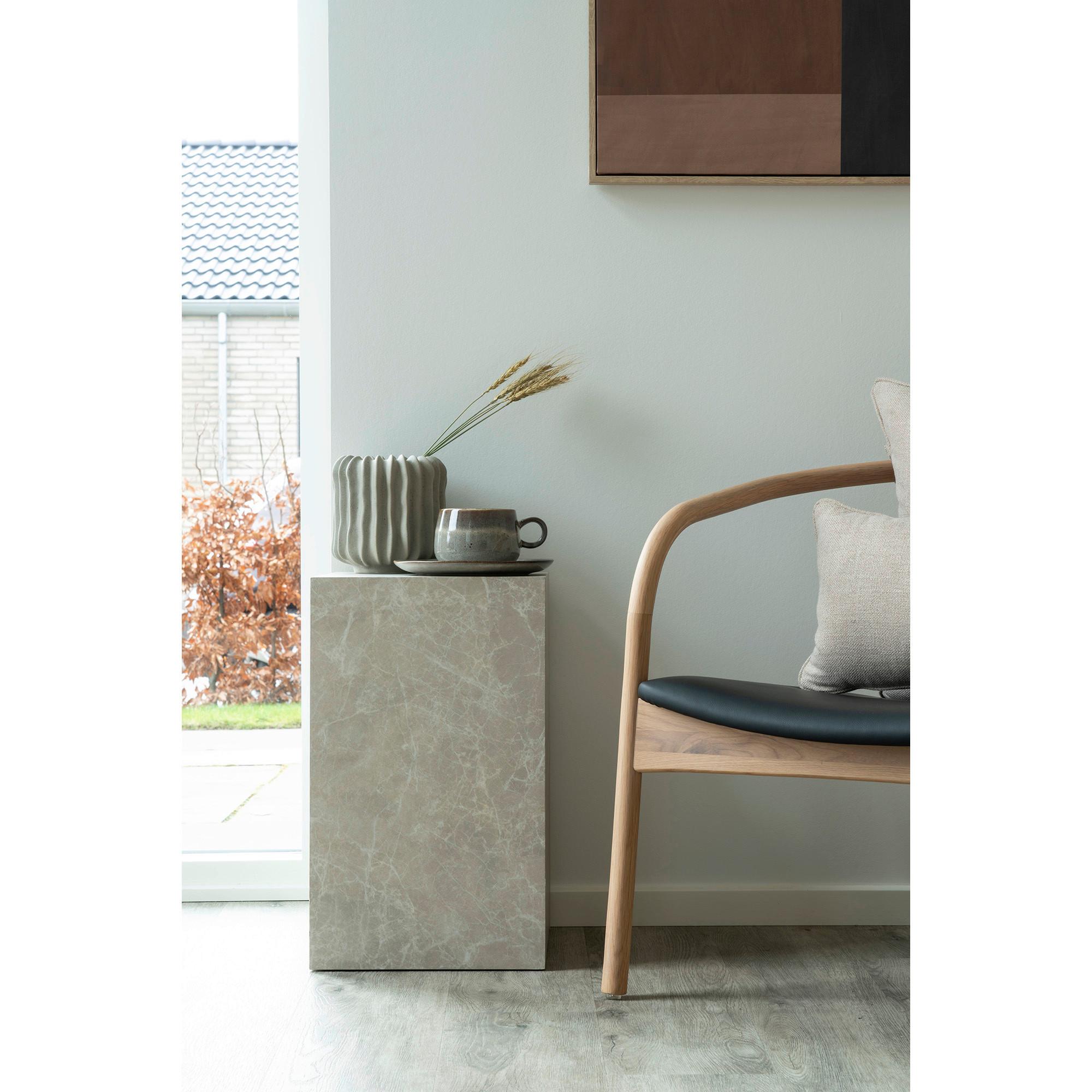 Beistelltisch Prague Greige B: 30 cm - Greige, Basics, Holzwerkstoff (30/30/50cm)