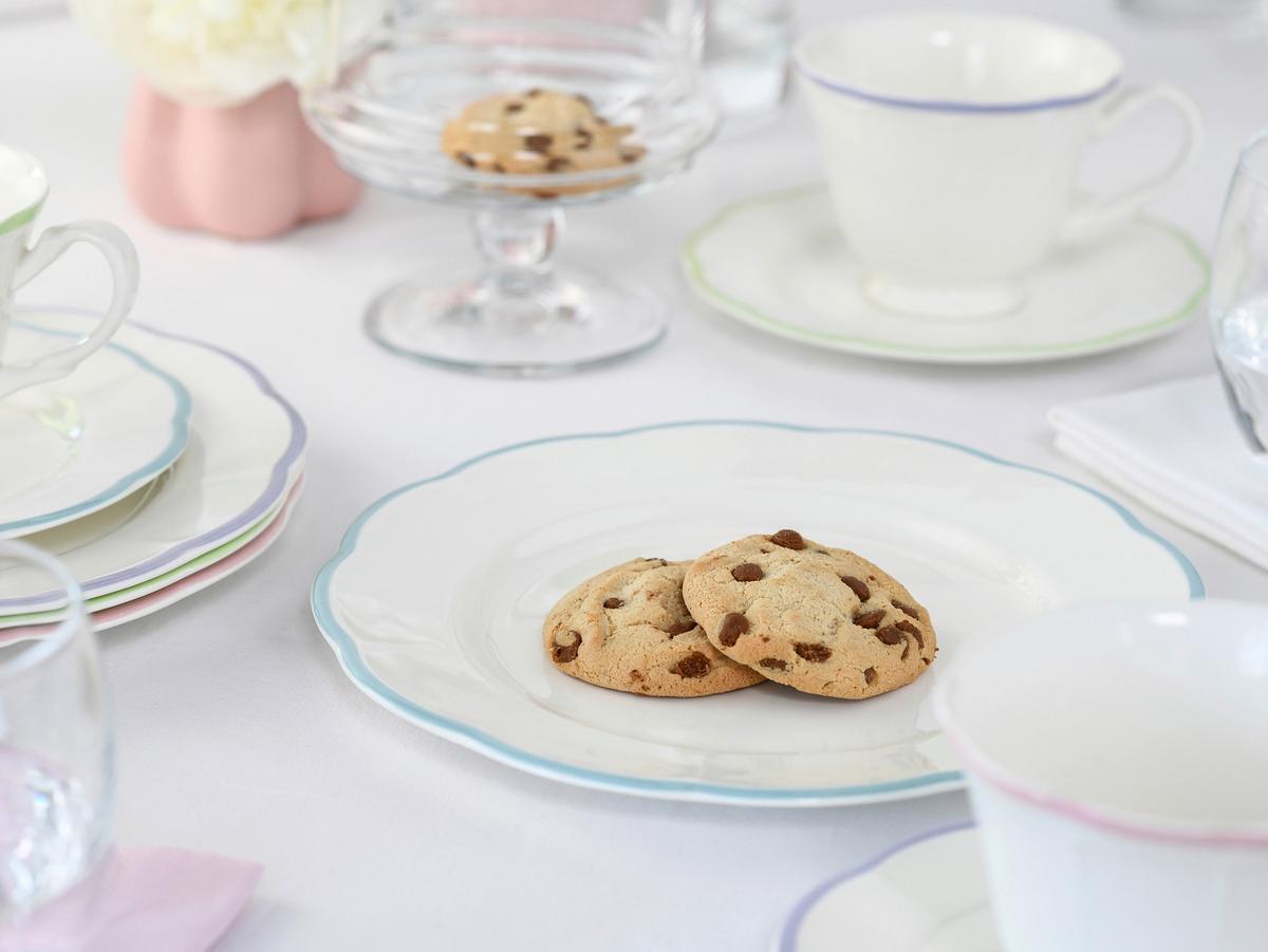 Kaffeeservice 12-teilig. Steingut, multicolor - Hellrosa/Lila, Basics, Keramik - Creatable