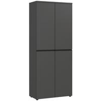 Aktenschrank Bedano Graphitfarben B: 81cm - Graphitfarben, MODERN, Holzwerkstoff (81/197/40cm) - Germania