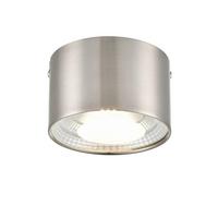 Stropní svítidlo Hermo, Ø: 11cm, 12 Watt - průhledné/barvy niklu, Moderní, kov/plast (11/7cm) - Modern Living