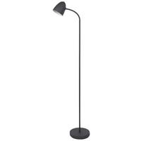 Stehleuchte 40870108 Jason - Schwarz, Design, Metall (20/37/140cm) - Globo