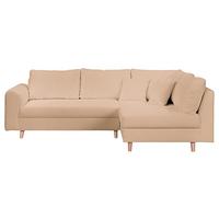 Ecksofa Ariella Beige S: 231x161 cm - Beige/Naturfarben, Design, Textil (231/161cm) - Livetastic