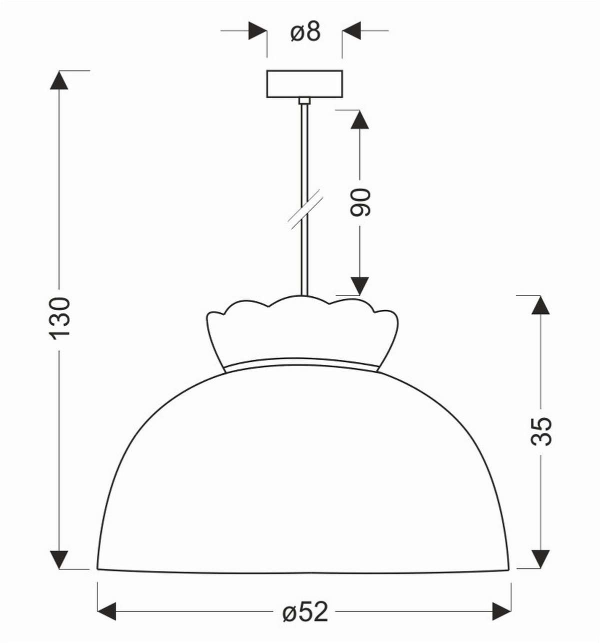 Pendelleuchte 31-39392 Rozano - Multicolor/Weiß, KONVENTIONELL, Textil/Metall (52/52/130cm)