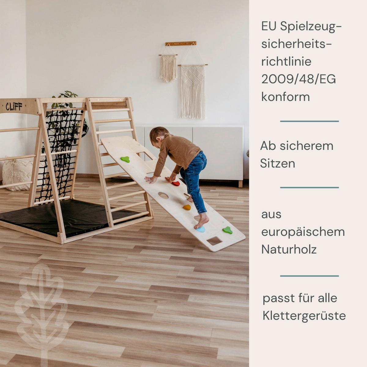 Kletterwand natur 50x150 cm - Birkefarben, Basics, Holz (50/150cm)
