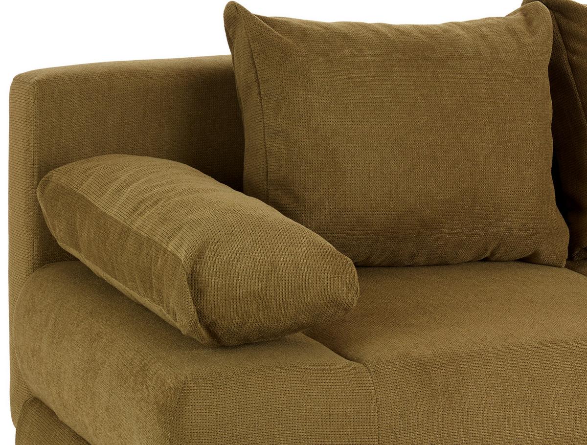 2-Sitzer-Sofa mit Schlaffunkt. und Bettkasten Clipso Olivgrün - Olivgrün, Basics, Textil (212/93/90cm) - Ondega