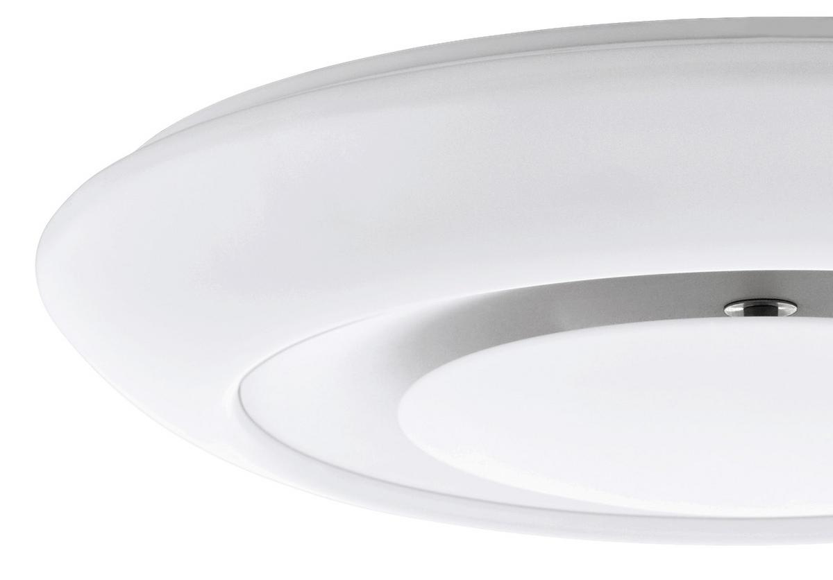 LED-Deckenleuchte Batida Ø 49 cm mit Smart-Steuerung - Weiß, MODERN, Metall (49/9,5cm) - Eglo