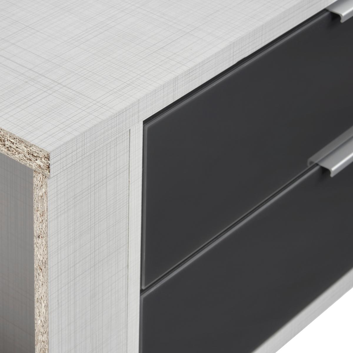 Schubkasteneinsatz Schubkasteneinsatz - Grau, MODERN, Holzwerkstoff (87/51/50cm) - MID.YOU