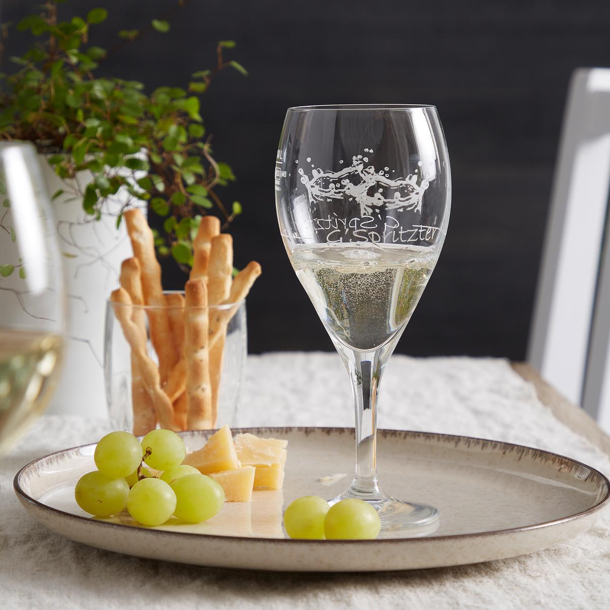 Spritzerglas G'spritzter, ca. 250 ml - Klar, Design, Glas (8,1/19cm) - Luca Bessoni