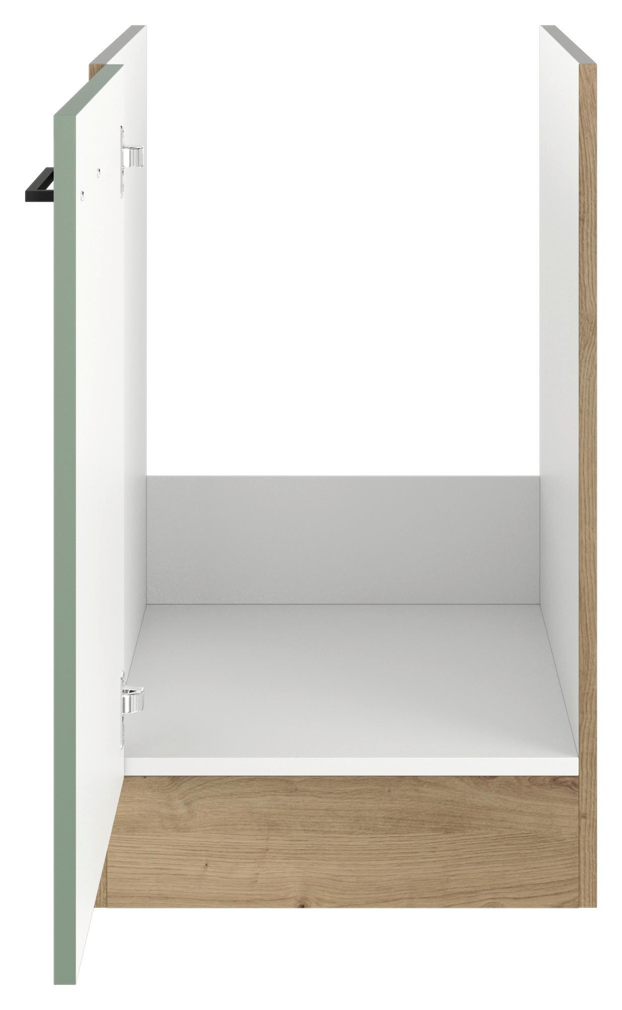SKRINKA POD DREZ CARA SPU 50-1 - čierna/zelená, Konventionell, kov/kompozitné drevo (50/82/57cm) - FlexWell