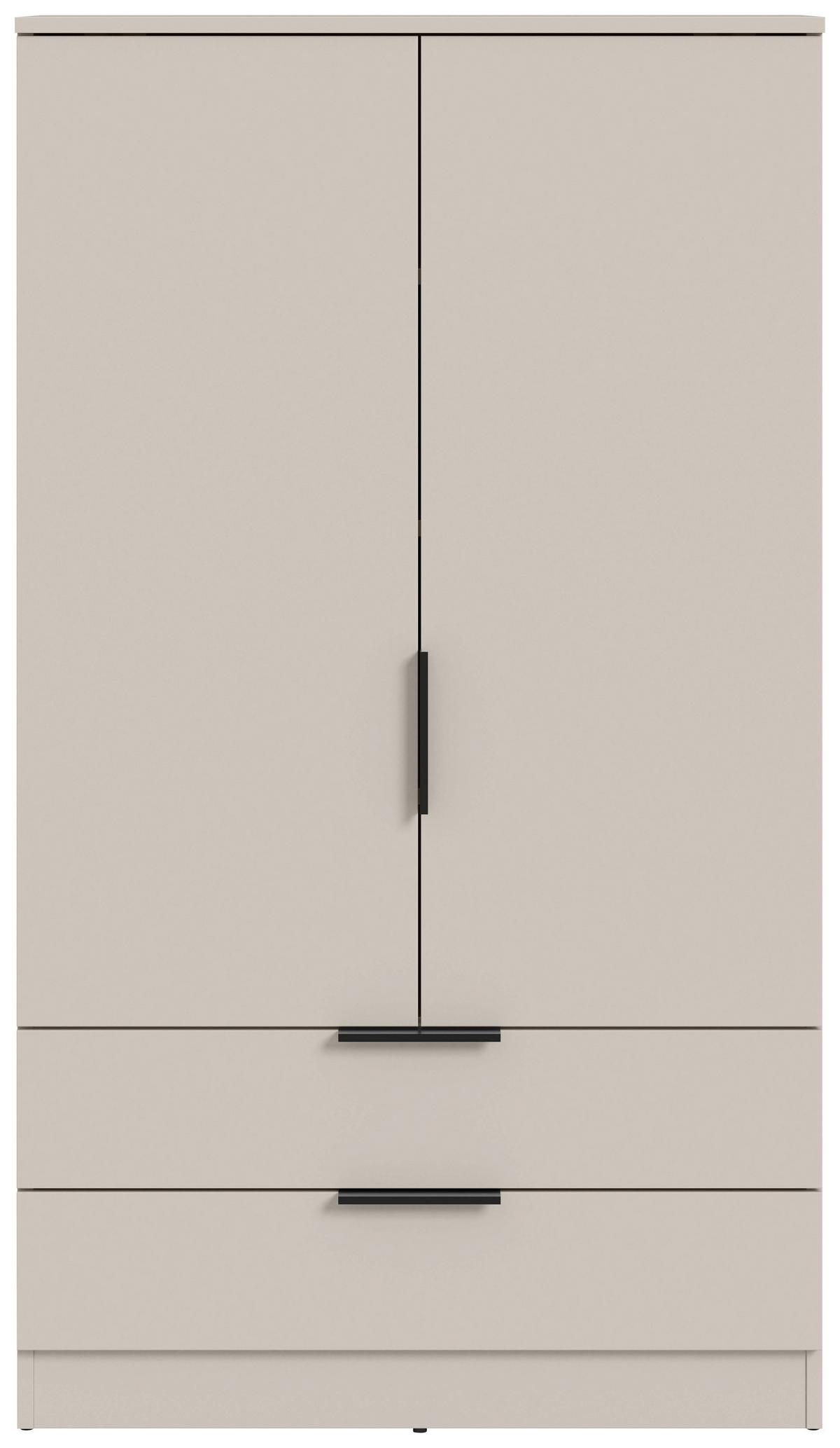 DREHTÜRENSCHRANK Kopenhagen Kaschmir B: 80cm - Kaschmir, MODERN, Holzwerkstoff (80/140/37cm) - Livetastic