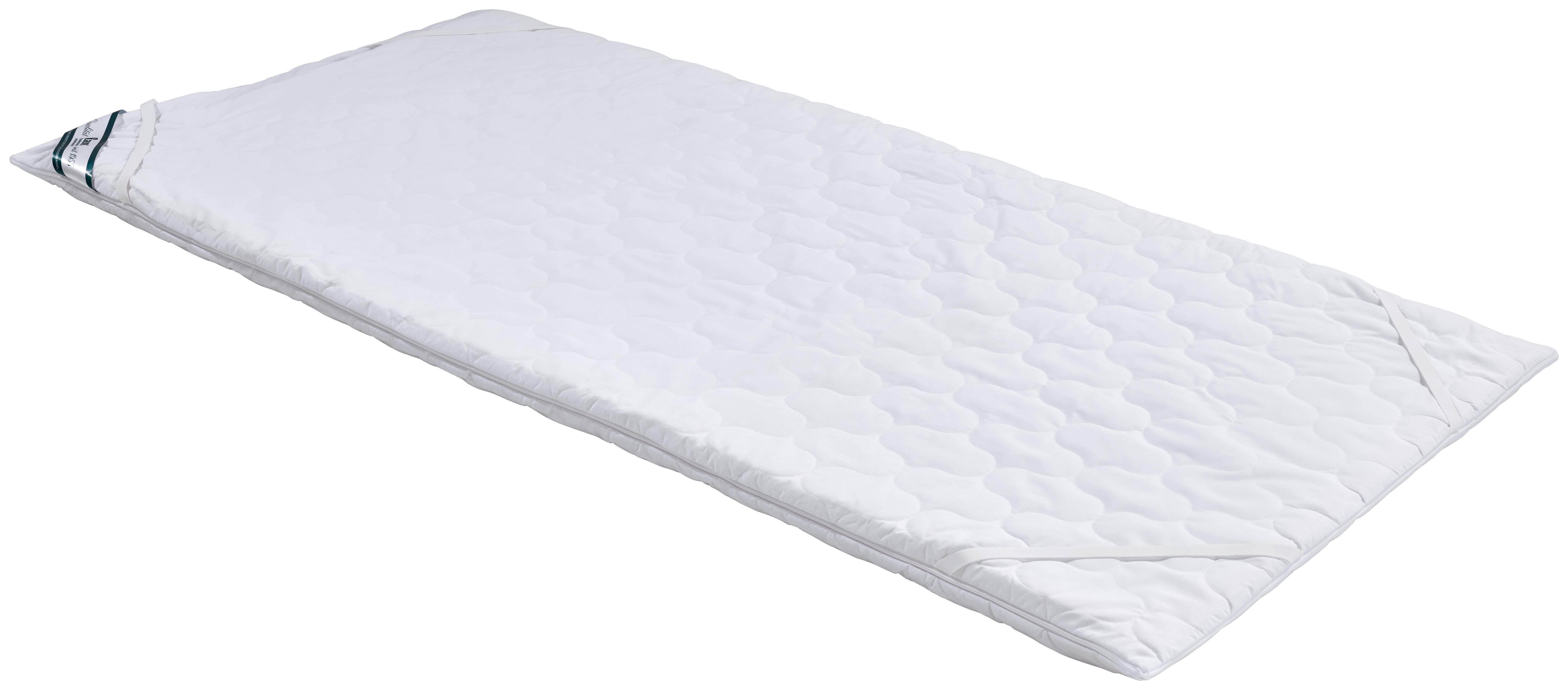 Topper Polly 160x200 cm Polyurethanschaumkern - Weiß, Basics, Textil (160/200cm) - FAN