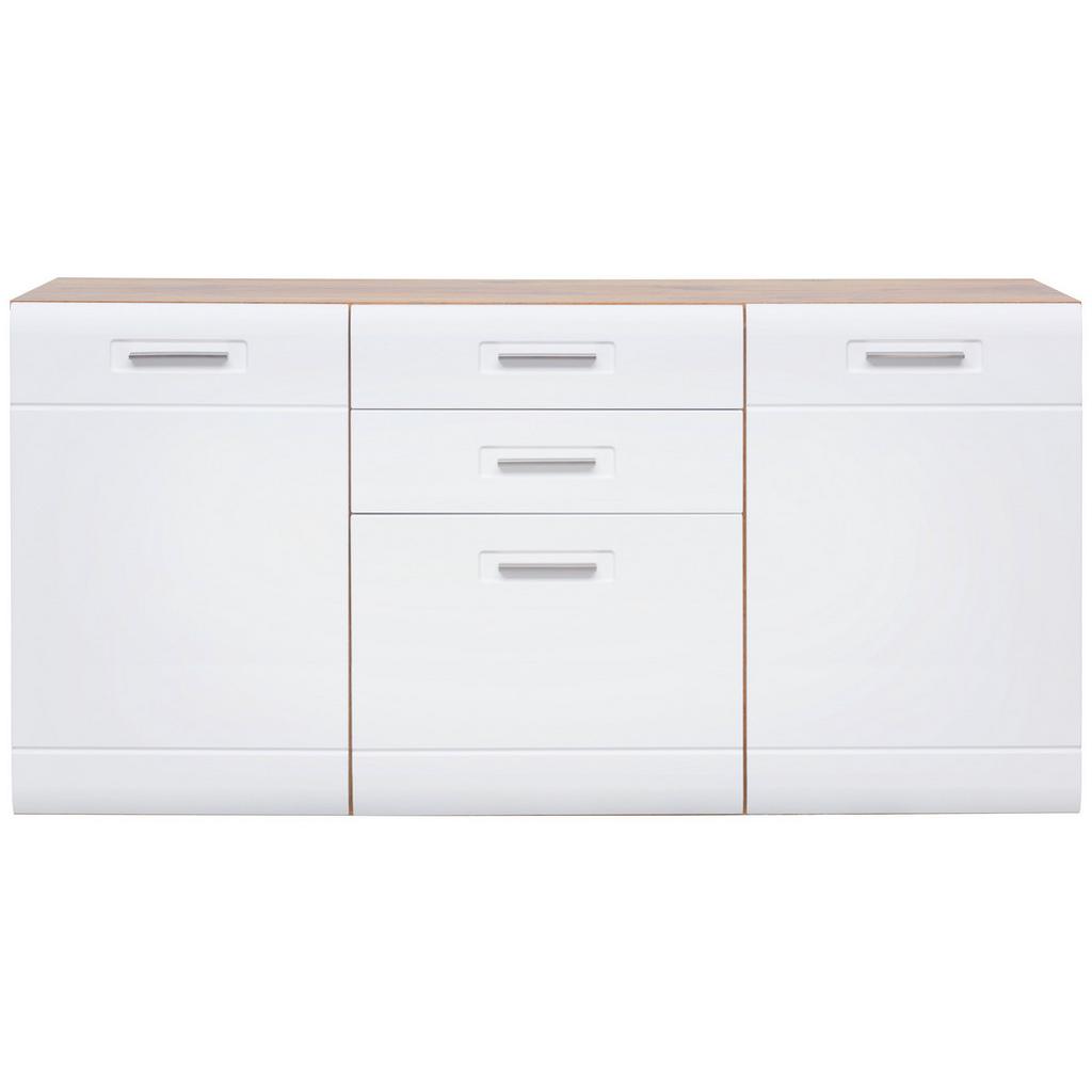 Sideboard B: 163,2 cm Auris Eiche Dekor/Weiß