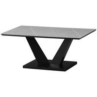 Dohányzóasztal Fusion - fekete/szürke, Modern, faalapú anyag/fém (110/45/60cm)