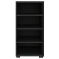 REGÁL UNIT-ELEMENTS MAXI - čierna/antracitová, Modern, kompozitné drevo (45,6/89,6/40cm) - Ondega