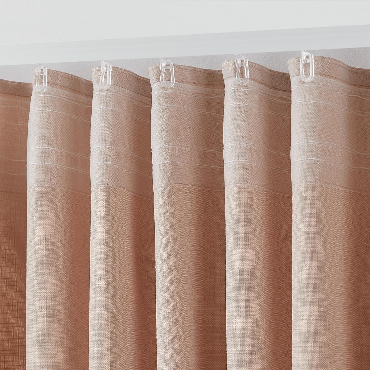 Hotový závěs ADELA - starorůžová, Romantický / Rustikální, plast (140/245cm) - Bessagi Home