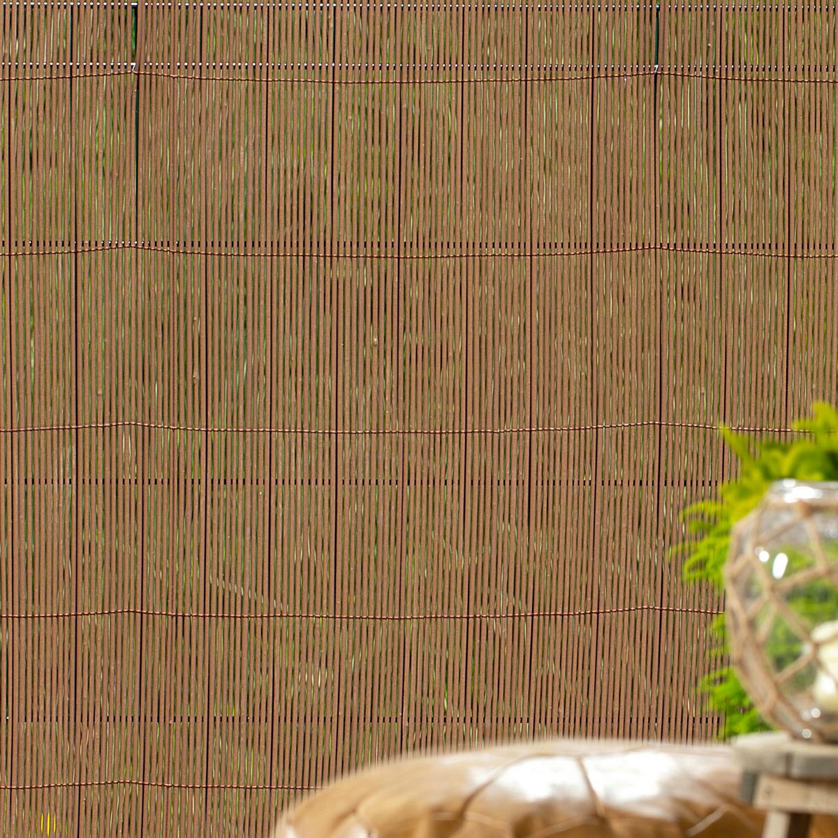 Sichtschutz Mimbre Naturfarben - Naturfarben, Basics, Kunststoff (300/150cm)