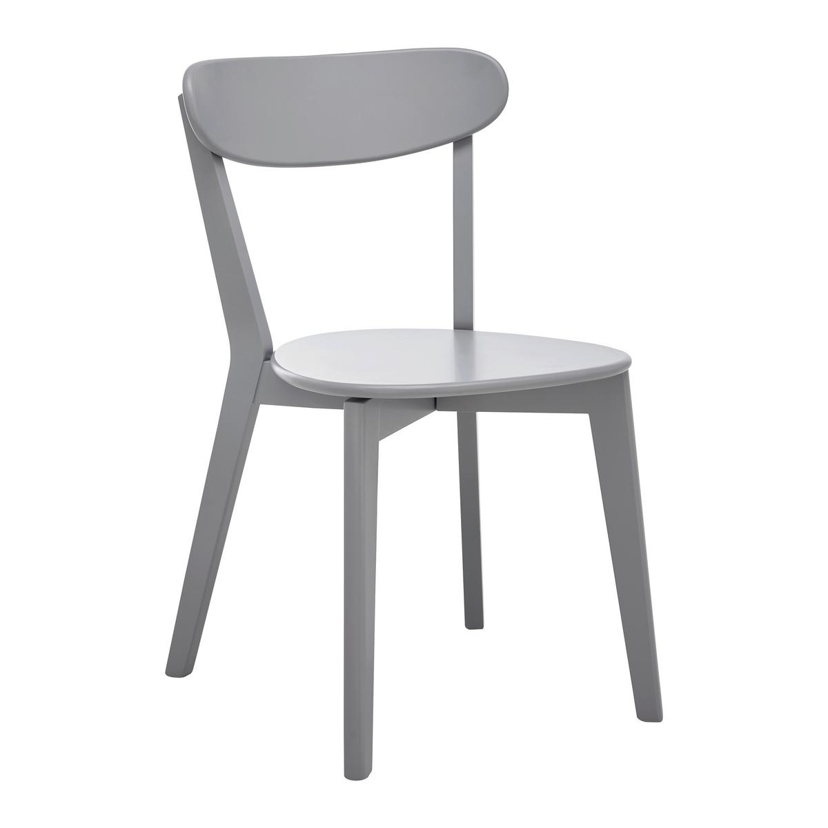 Sada 2 stoličiek LORCA sivá - sivá, Modern, drevo (45/79/52cm) - Bessagi Home