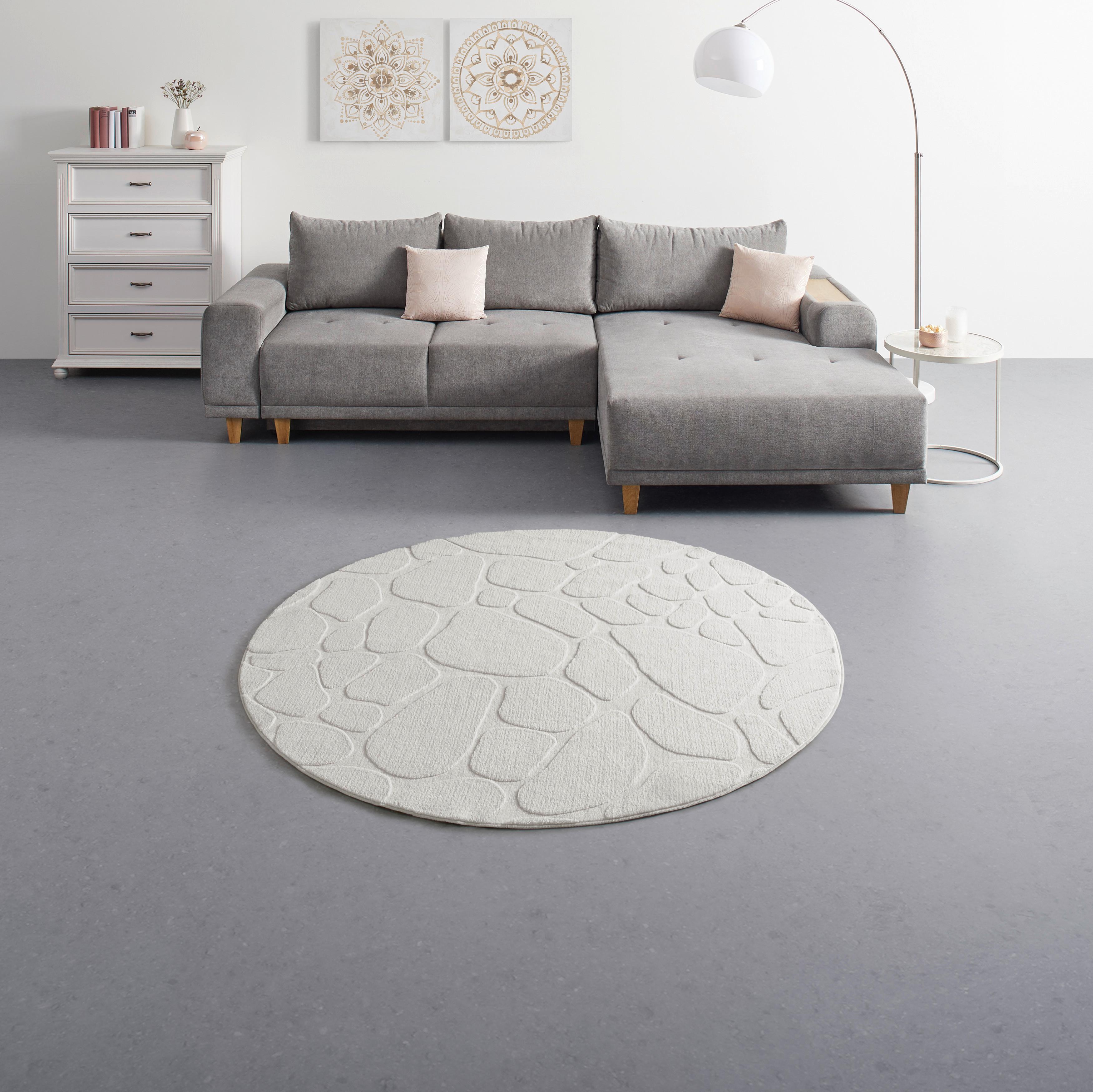 KOBEREC S VYSOKÝM VLASEM WIEN - bílá, Moderní, textil (160cm) - Mömax