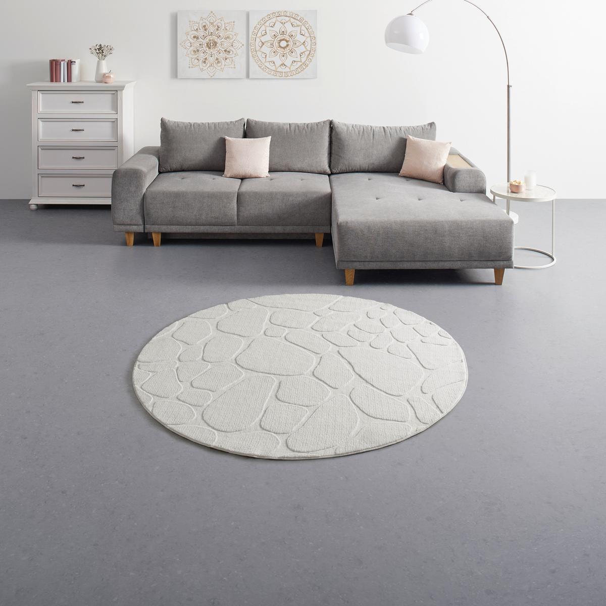 KOBEREC S VYSOKÝM VLASEM WIEN - bílá, Moderní, textil (160cm) - Mömax